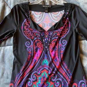 INC International Concepts Beaded Tunic